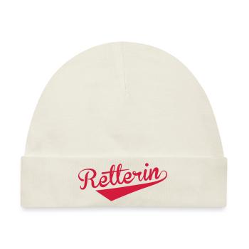 Erste Hilfe / Retter / Retterin / Arzt - Baby Premium Organic Mütze - Naturweiß - Vorne