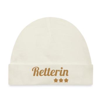 Erste Hilfe / Retter / Retterin / Arzt - Baby Premium Organic Mütze - Naturweiß - Vorne