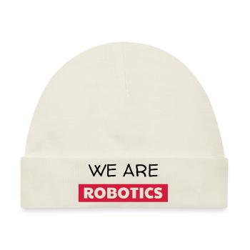 Robotik / Roboter / Robot / Robotics - Baby Premium Organic Mütze - Naturweiß - Vorne