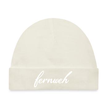 Fernweh - Baby Premium Organic Mütze - Naturweiß - Vorne