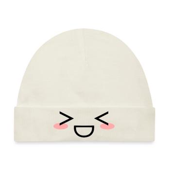 Kawaii - Baby Premium Organic Mütze - Naturweiß - Vorne