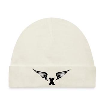 Pegasus X - Baby Premium Organic Mütze - Naturweiß - Vorne