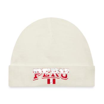 Peru Fan - Baby Premium Organic Mütze - Naturweiß - Vorne