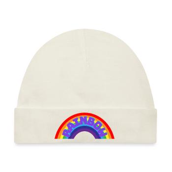 Regenbogen - Baby Premium Organic Mütze - Naturweiß - Vorne