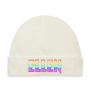 ellen rs regenbogen - Baby Premium Organic Mütze - Naturweiß - Vorne