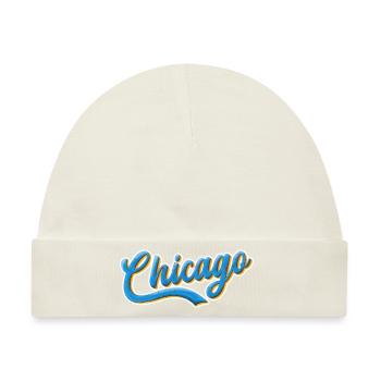 Chicago cooles Design - Baby Premium Organic Mütze - Naturweiß - Vorne
