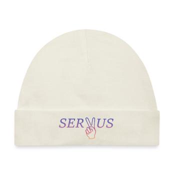 Servus - Baby Premium Organic Mütze - Naturweiß - Vorne
