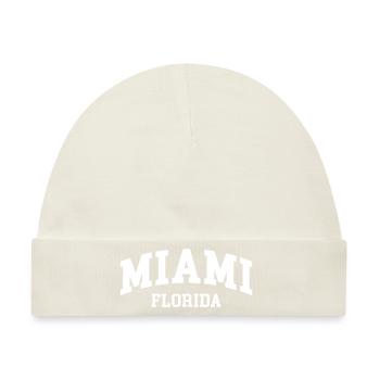 Miami - Baby Premium Organic Mütze - Naturweiß - Vorne