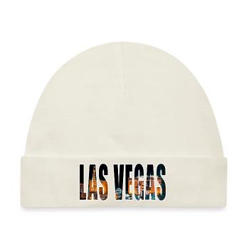LAS VEGAS - Baby Premium Organic Mütze - Naturweiß - Vorne