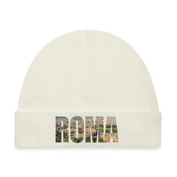 roma rom - Baby Premium Organic Mütze - Naturweiß - Vorne