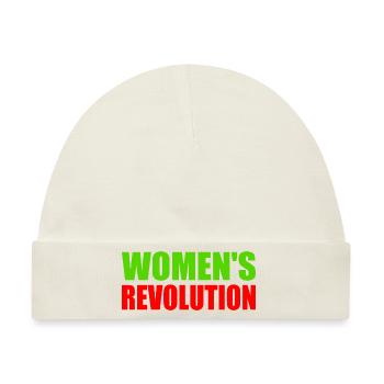 Womens revolution - Baby Premium Organic Mütze - Naturweiß - Vorne