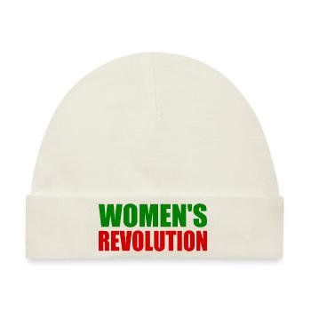 Womens revolution - Baby Premium Organic Mütze - Naturweiß - Vorne