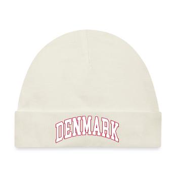 Dänemark denmark - Baby Premium Organic Mütze - Naturweiß - Vorne