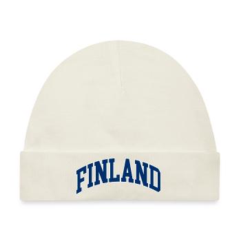 FINNLAND - Baby Premium Organic Mütze - Naturweiß - Vorne