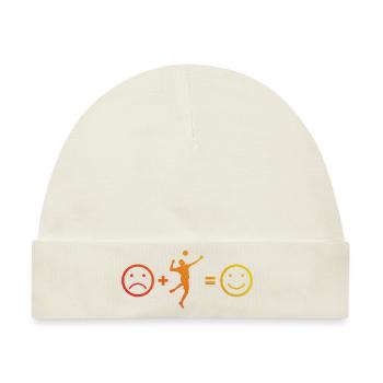 Faustballspieler Herren Faustballspielen Fistball - Baby Premium Organic Mütze - Naturweiß - Vorne