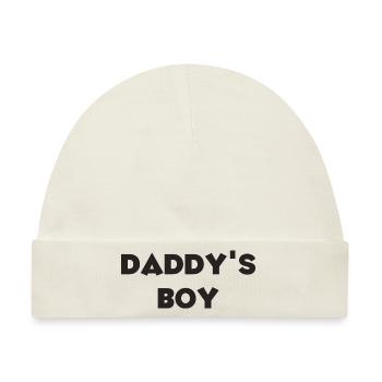 Daddy´s Boy - Baby Premium Organic Mütze - Naturweiß - Vorne