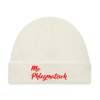 Mc Phlegmatisch - Baby Premium Organic Mütze - Naturweiß - Vorne