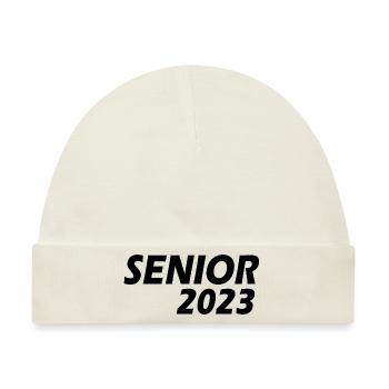 Senior 2023 - Baby Premium Organic Mütze - Naturweiß - Vorne