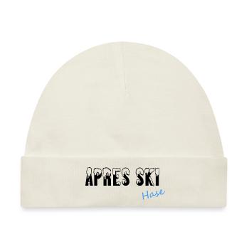 Apres Skihase - Baby Premium Organic Mütze - Naturweiß - Vorne