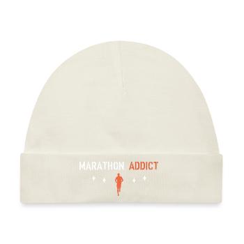Marathon-Süchtiger - Baby Premium Organic Mütze - Naturweiß - Vorne