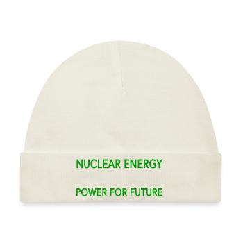 nuclear energy - Baby Premium Organic Mütze - Naturweiß - Vorne