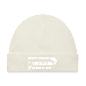 Angel Leon - Baby Premium Organic Mütze - Naturweiß - Vorne