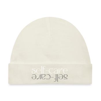 Self-Care: Fördern Sie Ihr Wohlbefinden - Baby Premium Organic Mütze - Naturweiß - Vorne