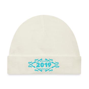 Geschenkidee 2019 - Baby Premium Organic Mütze - Naturweiß - Vorne
