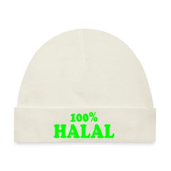 Halal - Baby Premium Organic Mütze - Naturweiß - Vorne