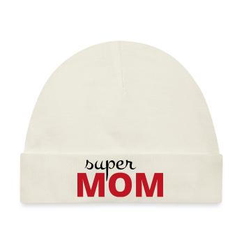 Super Mutter - Baby Premium Organic Mütze - Naturweiß - Vorne