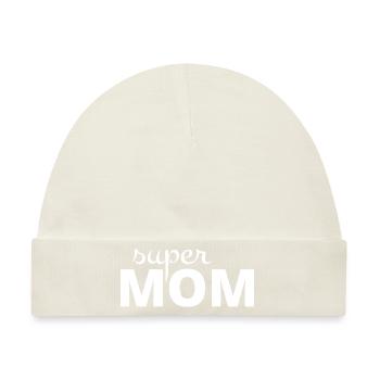 Super Mutter - Baby Premium Organic Mütze - Naturweiß - Vorne