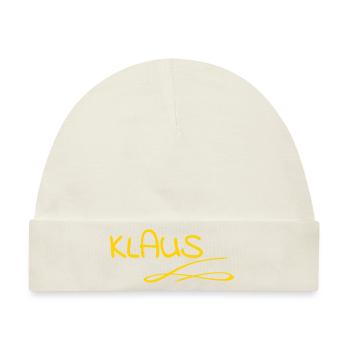 Klaus - Baby Premium Organic Mütze - Naturweiß - Vorne