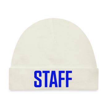staff - Baby Premium Organic Mütze - Naturweiß - Vorne