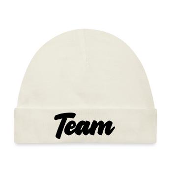 team - Baby Premium Organic Mütze - Naturweiß - Vorne