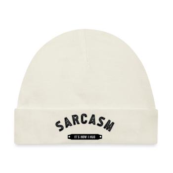 SARCASM - Baby Premium Organic Mütze - Naturweiß - Vorne