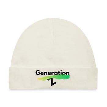 Generation Z - Baby Premium Organic Mütze - Naturweiß - Vorne