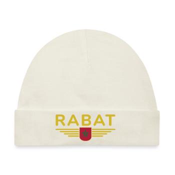 Marokko Rabat Fan Outfit Design T Shirt - Baby Premium Organic Mütze - Naturweiß - Vorne