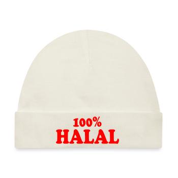Halal - Baby Premium Organic Mütze - Naturweiß - Vorne