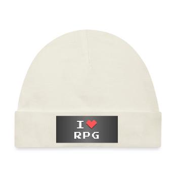 Ich liebe - RPG - Baby Premium Organic Mütze - Naturweiß - Vorne