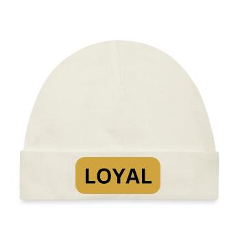 Loyal Loyalität - Baby Premium Organic Mütze - Naturweiß - Vorne