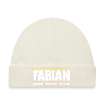 Fabian - Baby Premium Organic Mütze - Naturweiß - Vorne