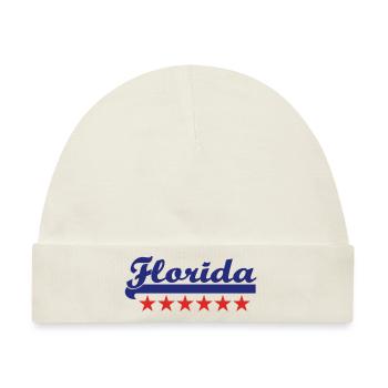 florida - Baby Premium Organic Mütze - Naturweiß - Vorne
