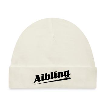 Aibling - Textdesign mit Stadtnamen - Baby Premium Organic Mütze - Naturweiß - Vorne