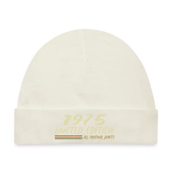 1975 Geburtstagsgeschenkidee 1975 - Baby Premium Organic Mütze - Naturweiß - Vorne