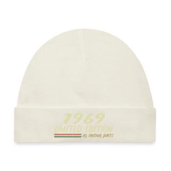 1969 Geburtstagsgeschenkidee 1969 - Baby Premium Organic Mütze - Naturweiß - Vorne