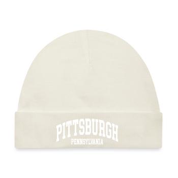 Pittsburgh - Baby Premium Organic Mütze - Naturweiß - Vorne
