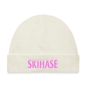 Skihase - Baby Premium Organic Mütze - Naturweiß - Vorne
