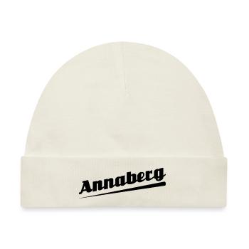 Annaberg - Textdesign mit Stadtnamen - Baby Premium Organic Mütze - Naturweiß - Vorne