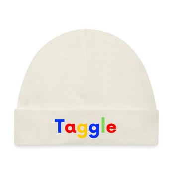 TAGGLE GOOGLE Geschenkidee Humor - Baby Premium Organic Mütze - Naturweiß - Vorne