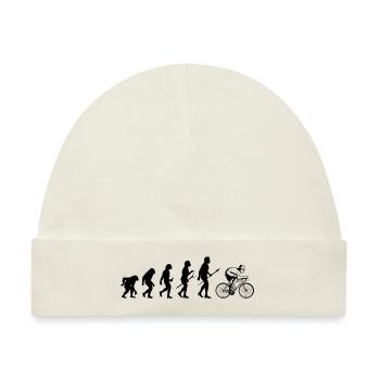 fahrrad evolution - Baby Premium Organic Mütze - Naturweiß - Vorne